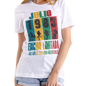 Camiseta cumpleaños mujer