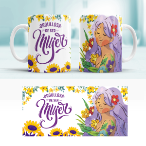Taza día de la mujer - orgullosa de ser mujer