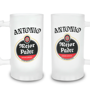 jarra de cerveza personalizada