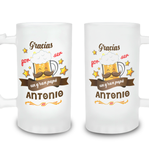 Jarra de cerveza personalizada