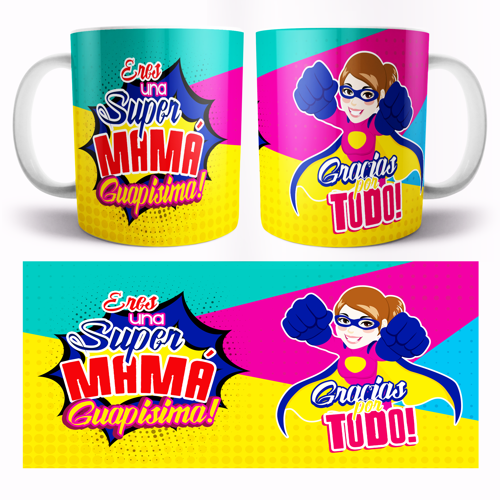 Taza super mamá
